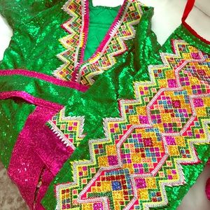 SHINY SEQUIN HMONG OUTFIT